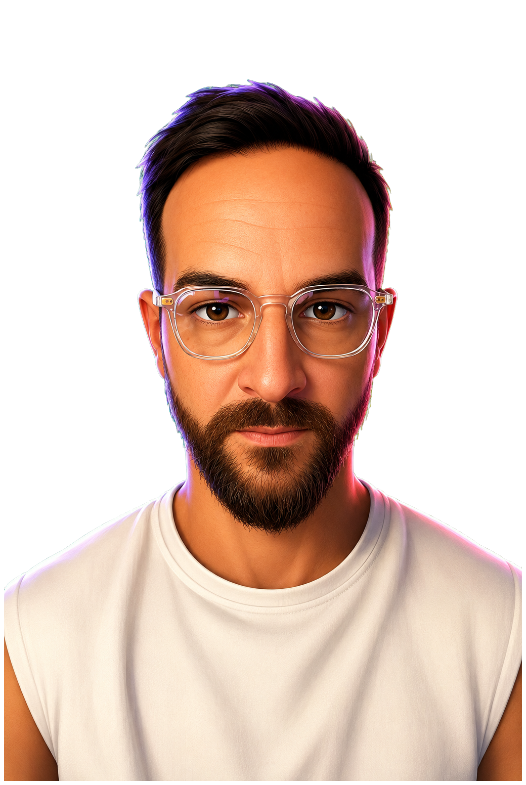 Valerio De Vivo in stile 3D cartoon
